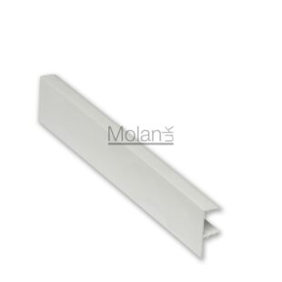 F Type Pvc PVC F-Section For 16mm Polycarbonate Sheet - Brown - AC Supplies