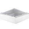Coxdome Classic Square Flat Roof Dome - Manual Pyramid