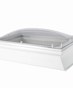 Coxdome Classic Rectangular Flat Roof Dome - Fixed