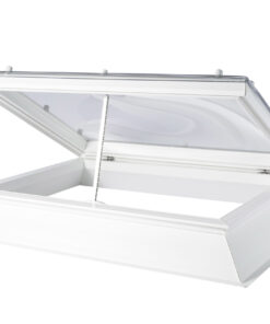 Coxdome Classic Rectangular Flat Roof Dome - Electric
