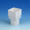 Aquaflow Half Round/Square Downpipe Adaptor