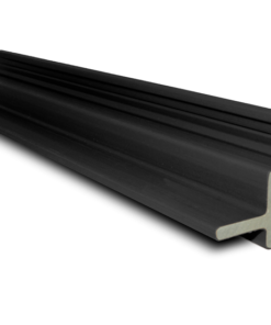 Storm Slatted Composite Cladding Internal Corner Black