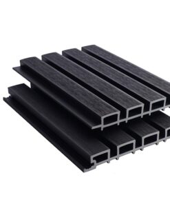 Storm Slatted Composite Cladding - Black
