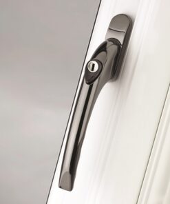 Mila ProLinea Inline Espagnolette Locking Window Handle Smokey Chrome